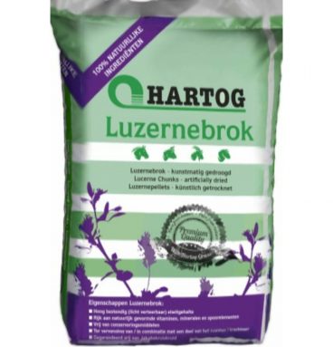 Hartog Paardenvoer Luzernebrok 20 kg