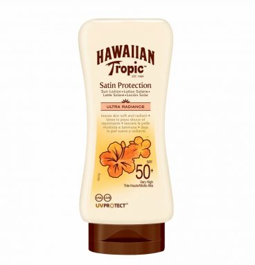 2x Hawaiian Tropic Zonnebrand Lotion Hydratation SPF 50 180 ml