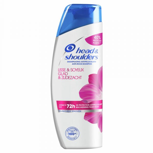 6x Head&Shoulders Glad&Zijdezacht Shampoo 285 ml