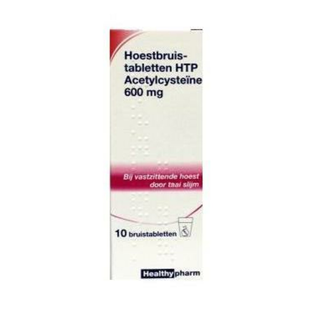 Healthypharm Acetylcysteine 600mg 10 bruistabletten