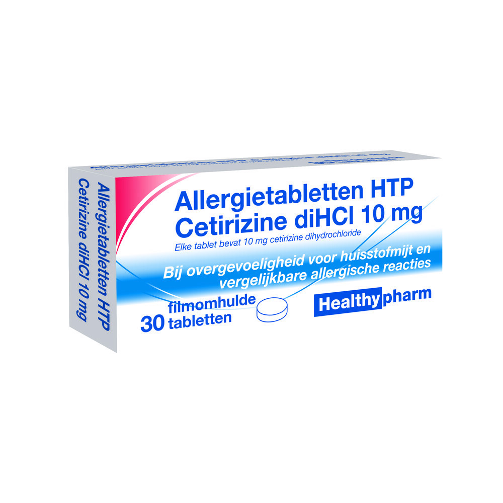 Healthypharm Cetirizine 10 mg 30 tabletten