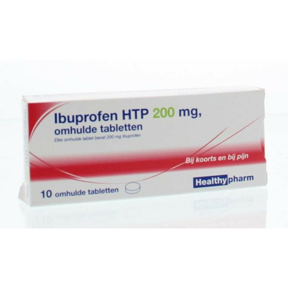 Healthypharm Ibuprofen 200mg 10 tabletten