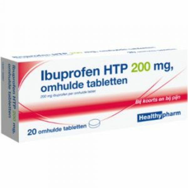 Healthypharm Ibuprofen 200mg 20 tabletten