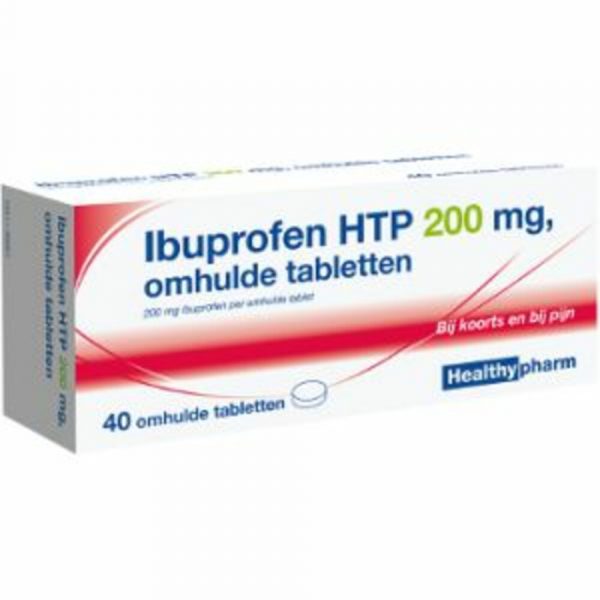 Healthypharm Ibuprofen 200mg 40 tabletten