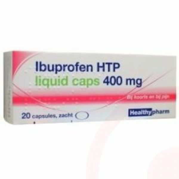 Healthypharm Ibuprofen 400mg Liquid Uad 20 cap