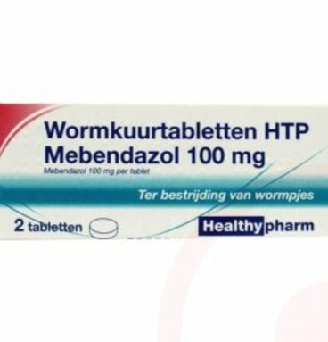 Healthypharm Mebendazol/wormkuur 2 tabletten