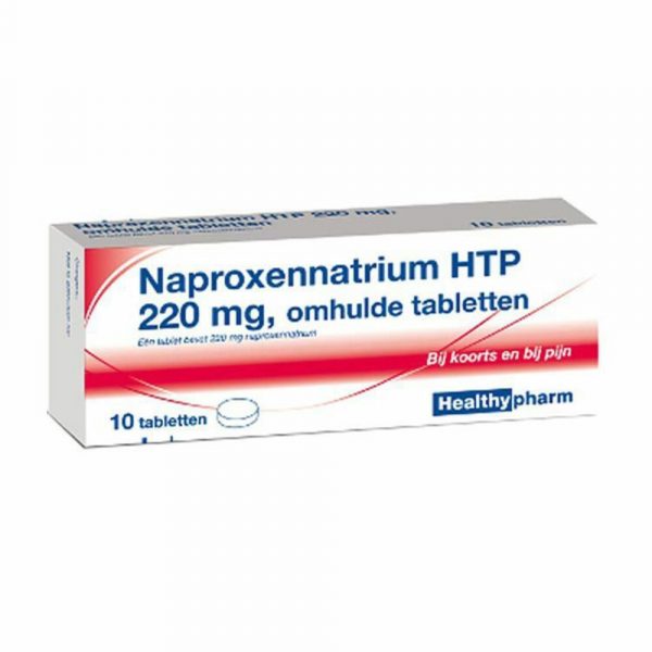 Healthypharm Naproxennatrium 220mg 10 tabletten