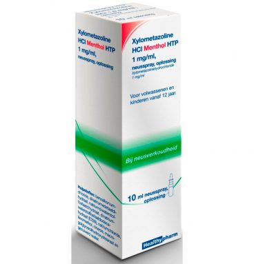 Healthypharm Neusspray Menthol Xylometazoline 1 mg 10 ml