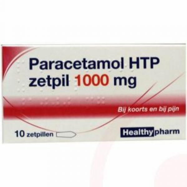 Healthypharm Paracetamol 1000mg 10 zetpillen