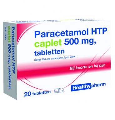 Healthypharm Paracetamol 500 mg Caplet 20 tabletten