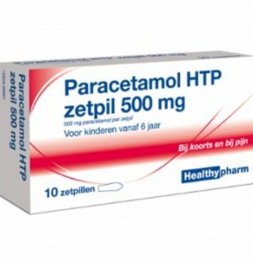 Healthypharm Paracetamol 500mg 10 zetpillen