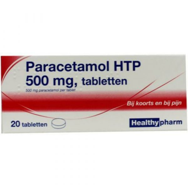 Healthypharm Paracetamol 500mg 20 tabletten