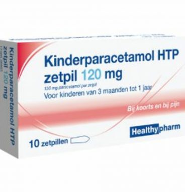 Healthypharm Paracetamol Kind 120mg 10 zetpillen