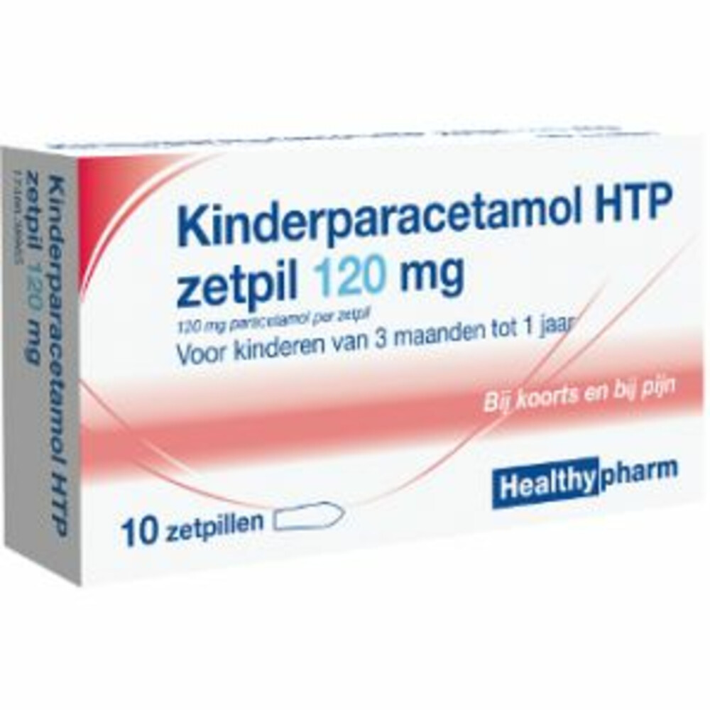 Healthypharm Paracetamol Kind 120mg 10 zetpillen