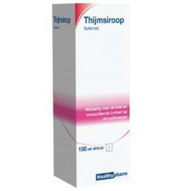 Healthypharm Thijmsiroop Suikervrij 150 ml