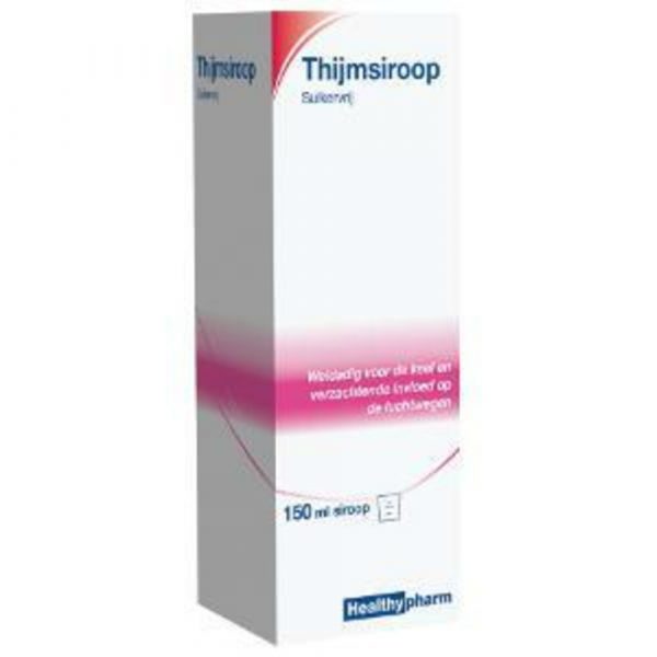 Healthypharm Thijmsiroop Suikervrij 150 ml