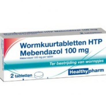 Healthypharm Wormkuur/mebendazol 6 tabletten