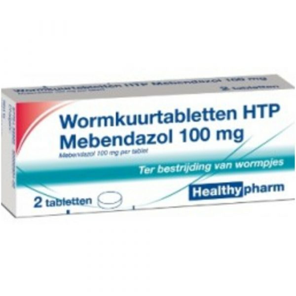 Healthypharm Wormkuur/mebendazol 6 tabletten