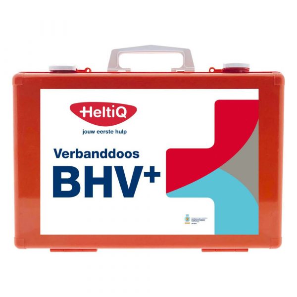 3x HeltiQ BHV Verbanddoos Modulair Plus Oranje