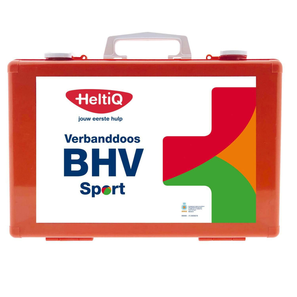 3x HeltiQ BHV Verbanddoos Modulair Sport Oranje