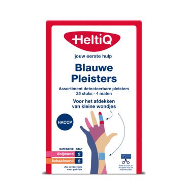 HeltiQ Blauwe Pleisters 25 stuks