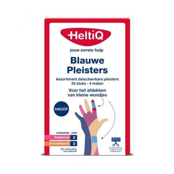 HeltiQ Blauwe Pleisters 25 stuks