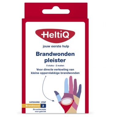 HeltiQ Brandwonden Pleister 5 stuks