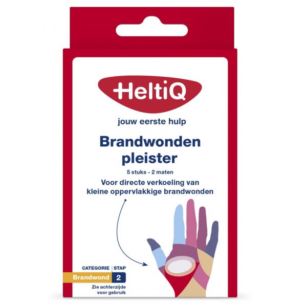 HeltiQ Brandwonden Pleister 5 stuks