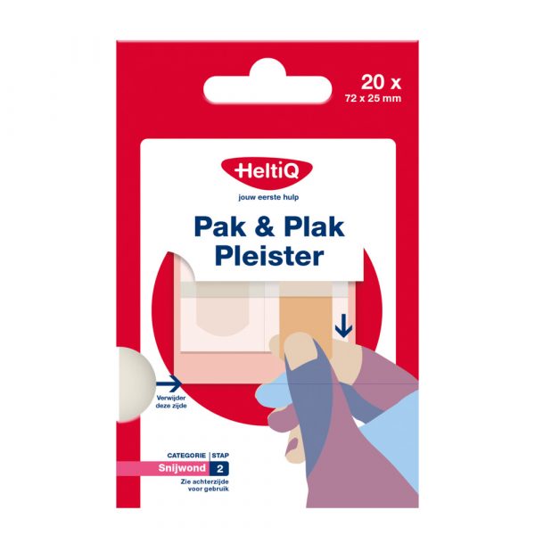 HeltiQ Pak&Plak Pleister Textiel 20 stuks