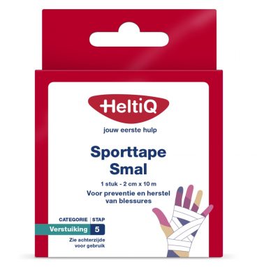 HeltiQ Sporttape Smal 10 m x 2 cm