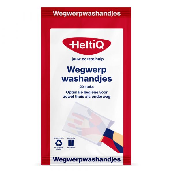 HeltiQ Wegwerpwashandjes 20 stuks