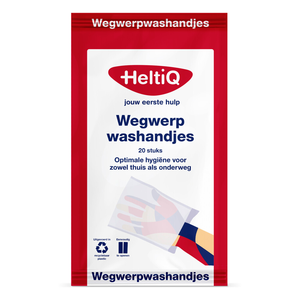 HeltiQ Wegwerpwashandjes 20 stuks