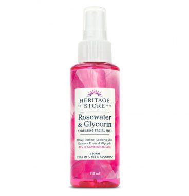 Heritage Store Rozenwater Mist Glycerin 118 ml