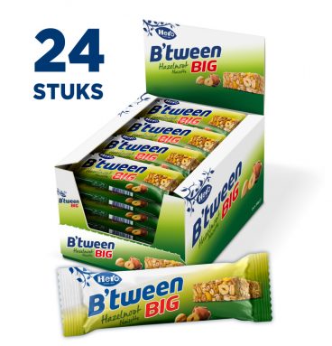 3x Hero BIG Mueslireep Hazelnoot 24x50gr