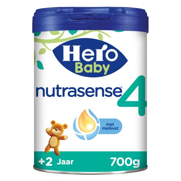 3x Hero Baby Nutrasense 4 Peutermelk (vanaf 24 mnd) 700 gr