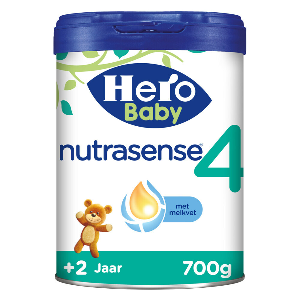 3x Hero Baby Nutrasense 4 Peutermelk (vanaf 24 mnd) 700 gr