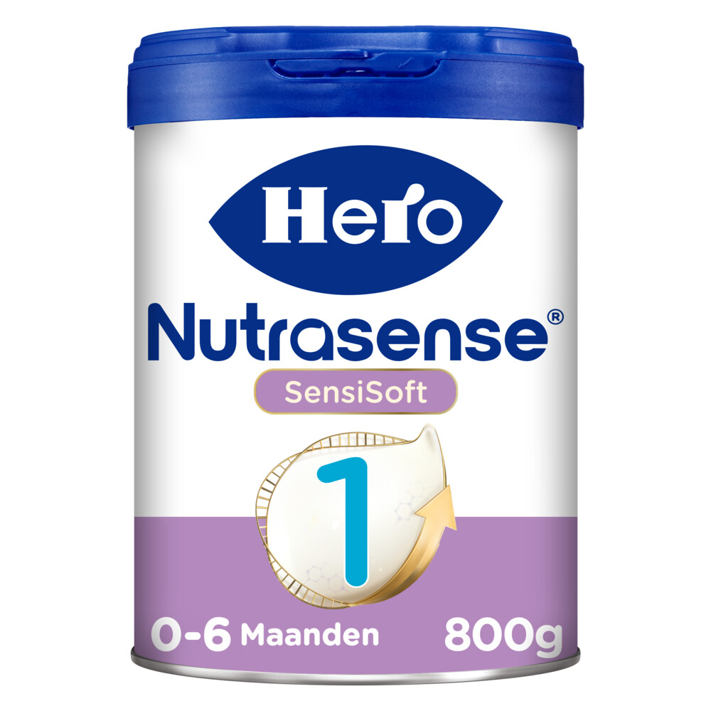 3x Hero Baby Nutrasense SensiSoft 1 Zuigelingenmelk (0-6 mnd) 800 gr