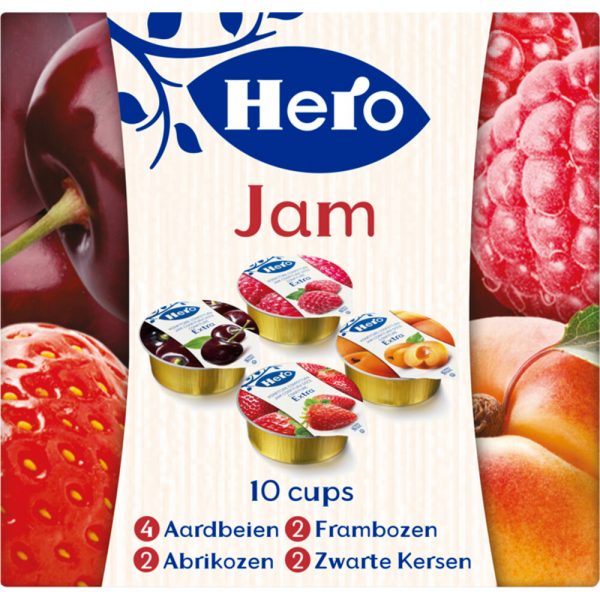 3x Hero Jam Variatie Cups 10x25gr