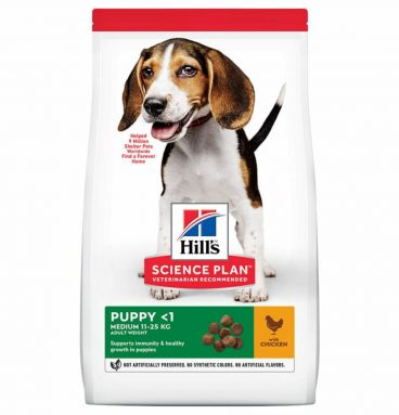 Hill's Science Plan Hondenvoer Puppy Medium Kip 12 kg