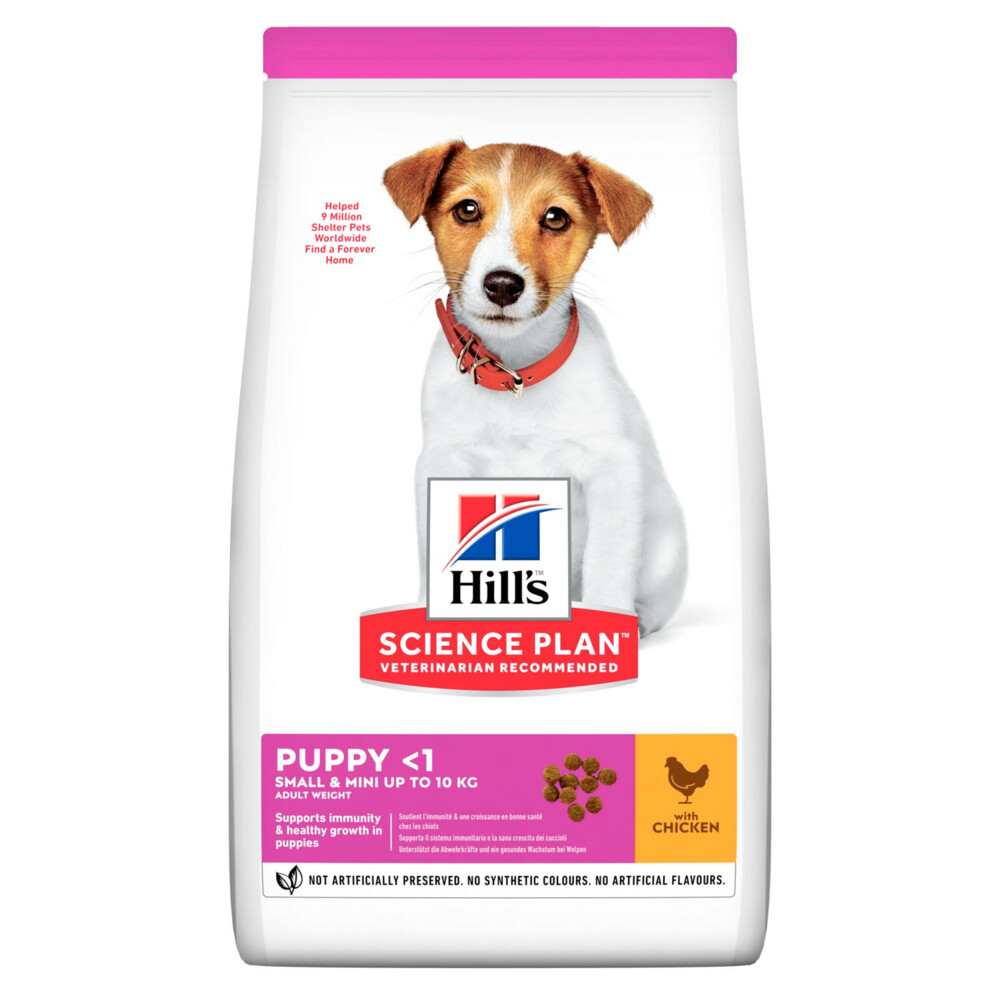 Hill's Science Plan Hondenvoer Puppy Small&Mini Kip 1