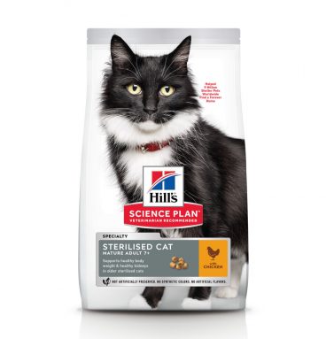 Hill's Science Plan Kattenvoer Mature Adult 7+ Gesteriliseerd Kip 1