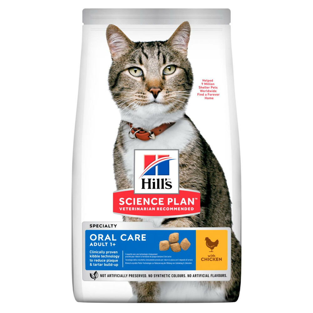 Hill's Science Plan Kattenvoer Oral Care Adult Kip 1