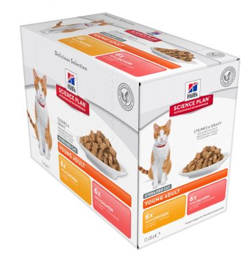 4x Hill's Science Plan Kattenvoer Sterilised Adult Multipack 12 x 85 gr