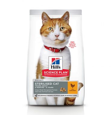 Hill's Science Plan Kattenvoer Young Adult Gesteriliseerd Kip 1