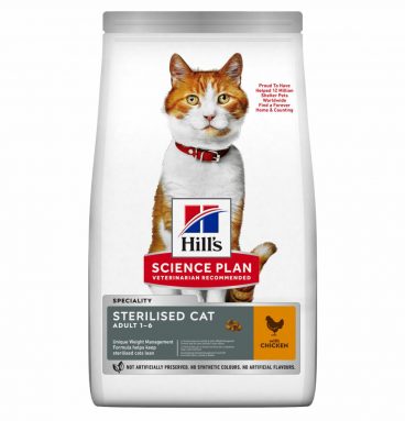 Hill's Science Plan Kattenvoer Young Adult Gesteriliseerd Kip 7 kg