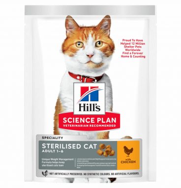 Hill's Science Plan Kattenvoer Young Adult Sterilised Kip 300 gram