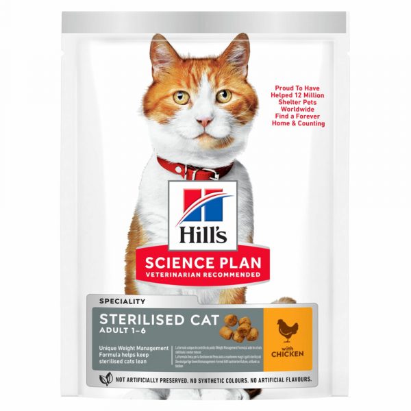 Hill's Science Plan Kattenvoer Young Adult Sterilised Kip 300 gram