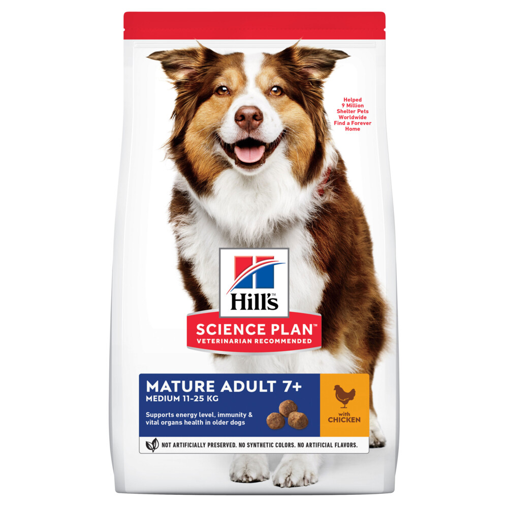 Hill's Science Plan Mature Adult Medium Kip 12 kg