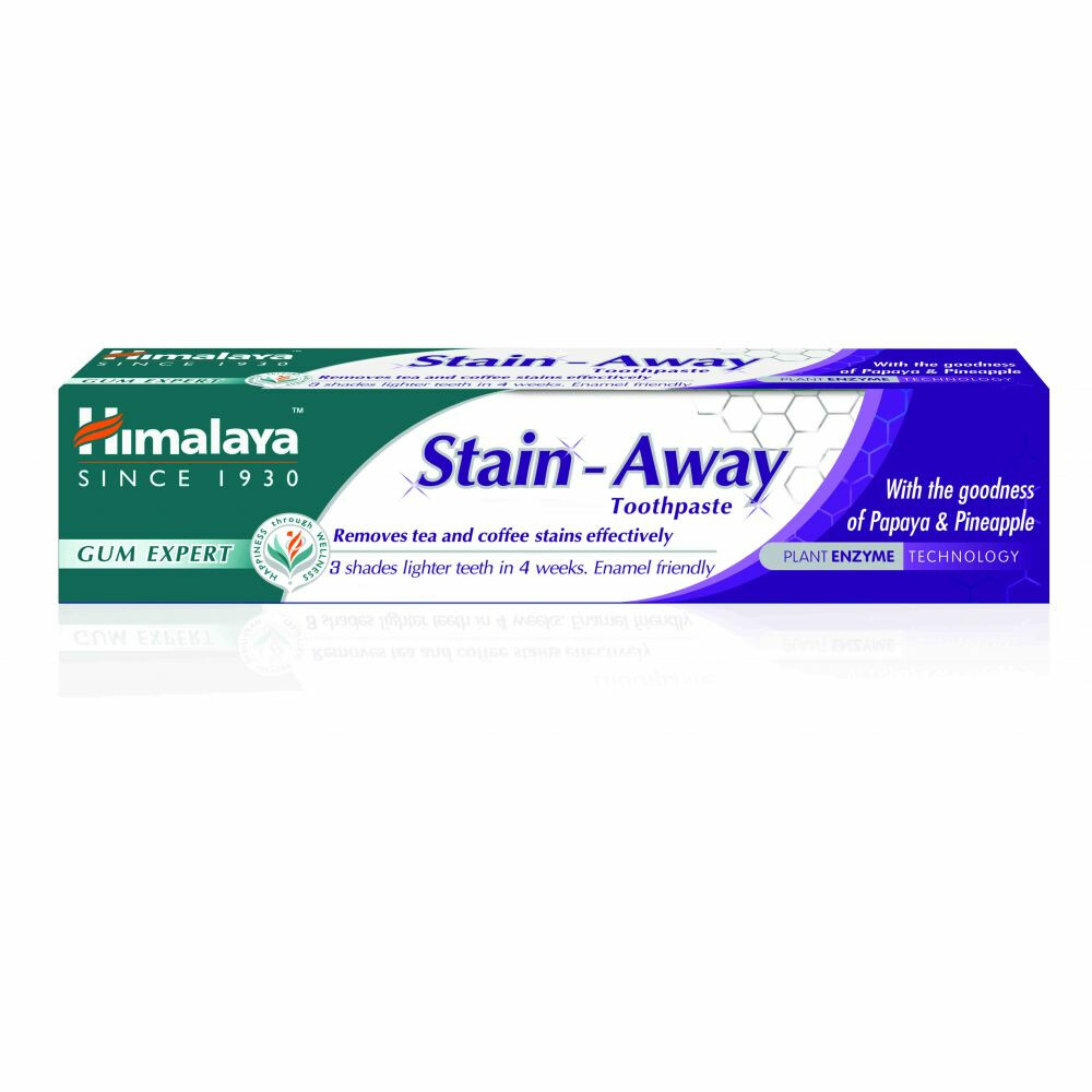 3x Himalaya Herbals Tandpasta Stain Away 75 ml