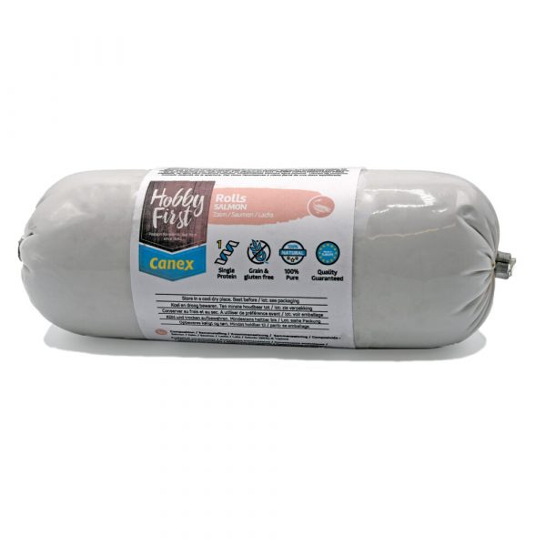 Hobby First Canex High Protein Roll Zalm 400 gr